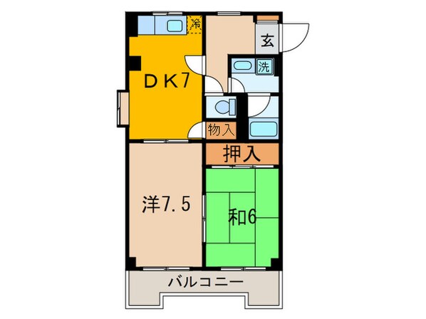 手塚第一ビルの物件間取画像